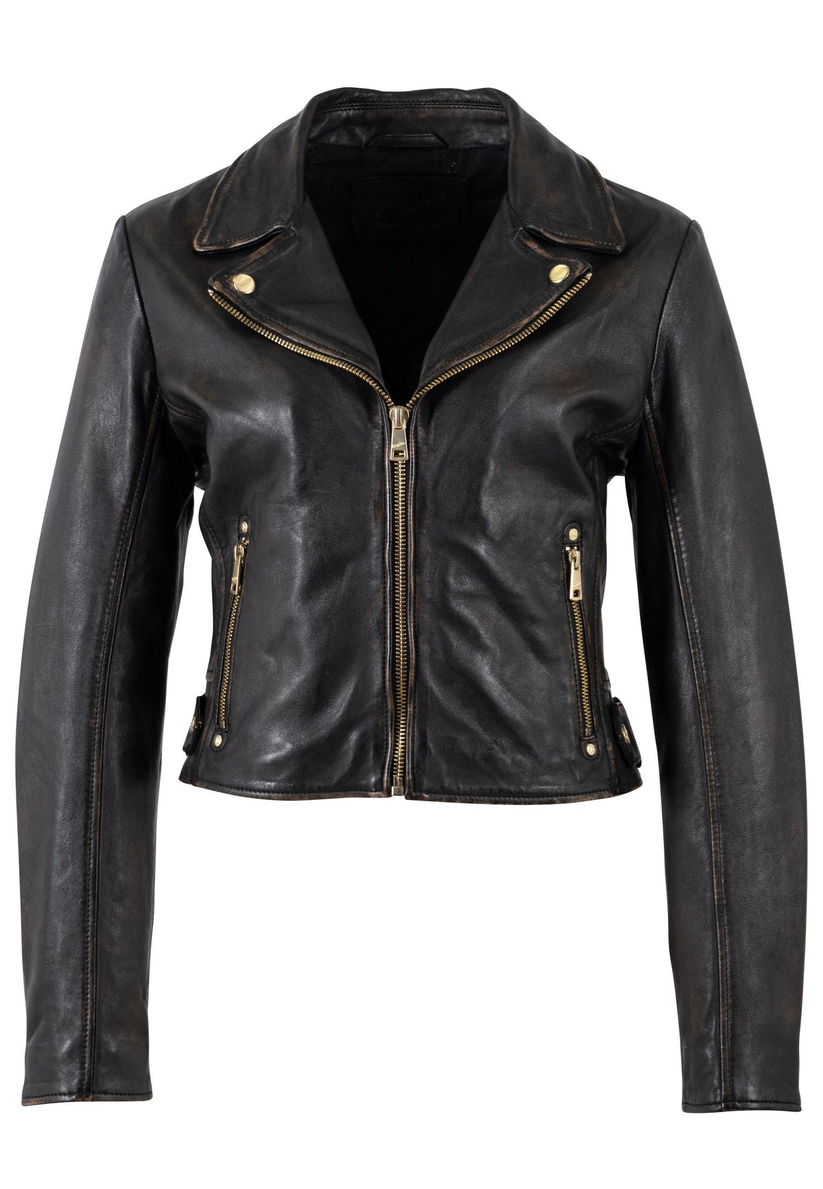 Mauritius Women's Hazie RF Leather Jacket - Antique Black