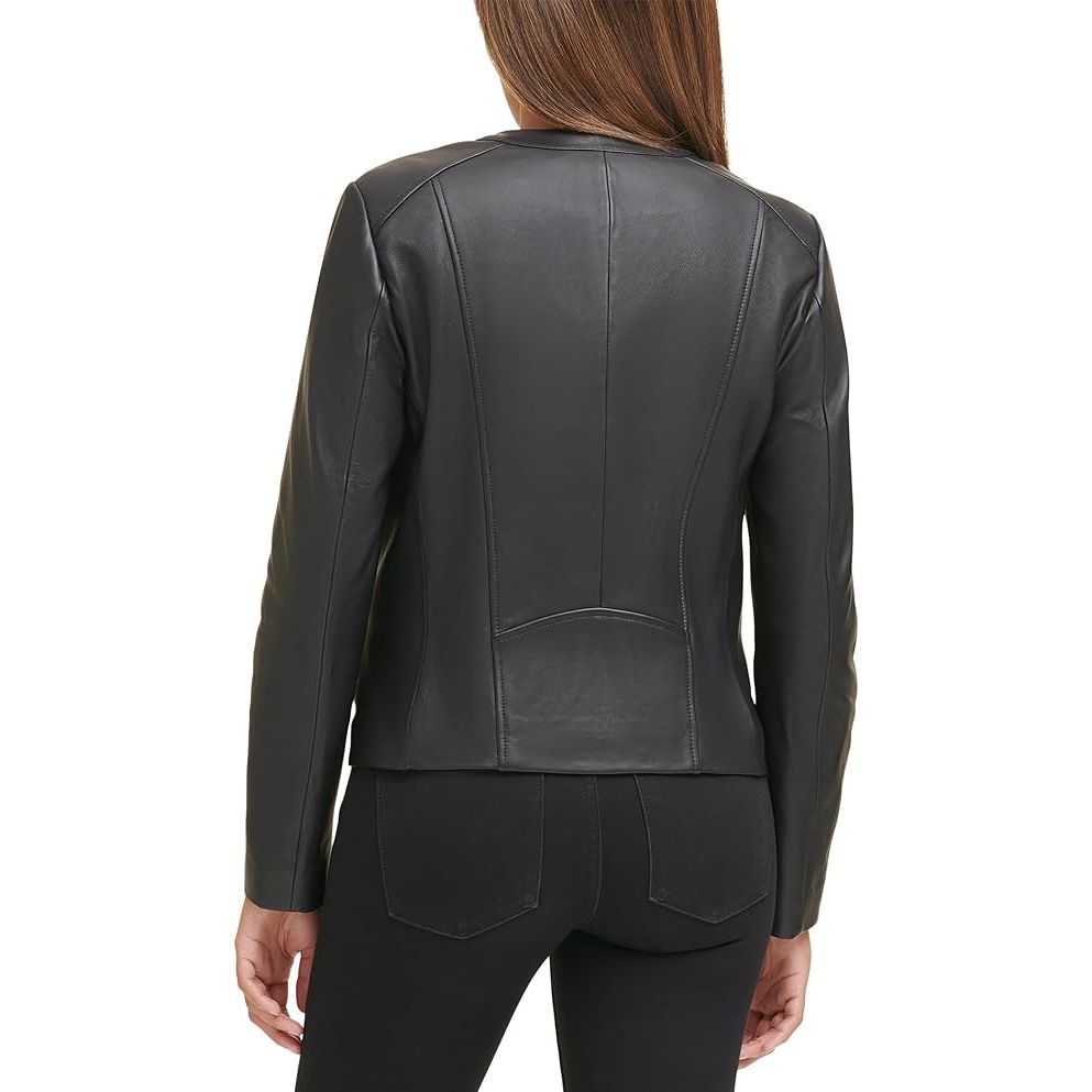 Cole Haan Women’s Classic Moto Leather Jacket