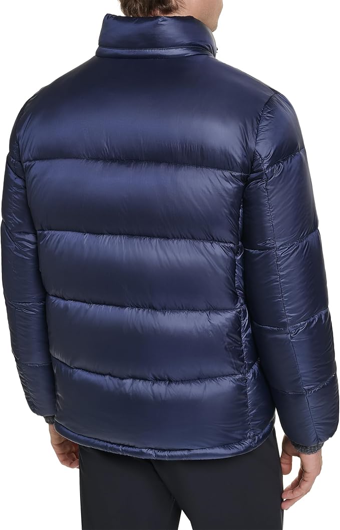Karl Lagerfeld Paris Men's Lightweight Down Hooded Jacket