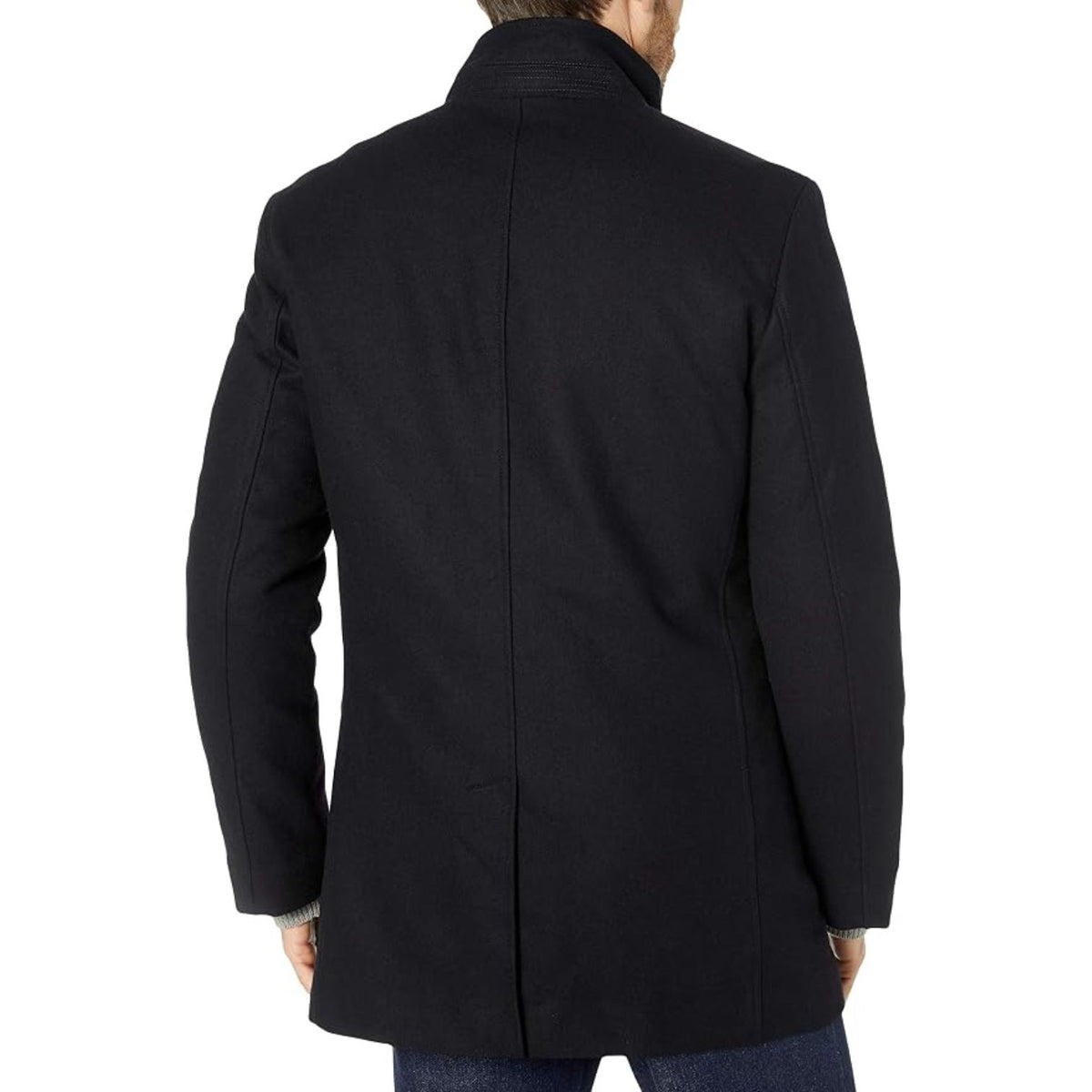 Cole Haan Men's Melton 3-in-1 Wool Jacket With Removable Bib