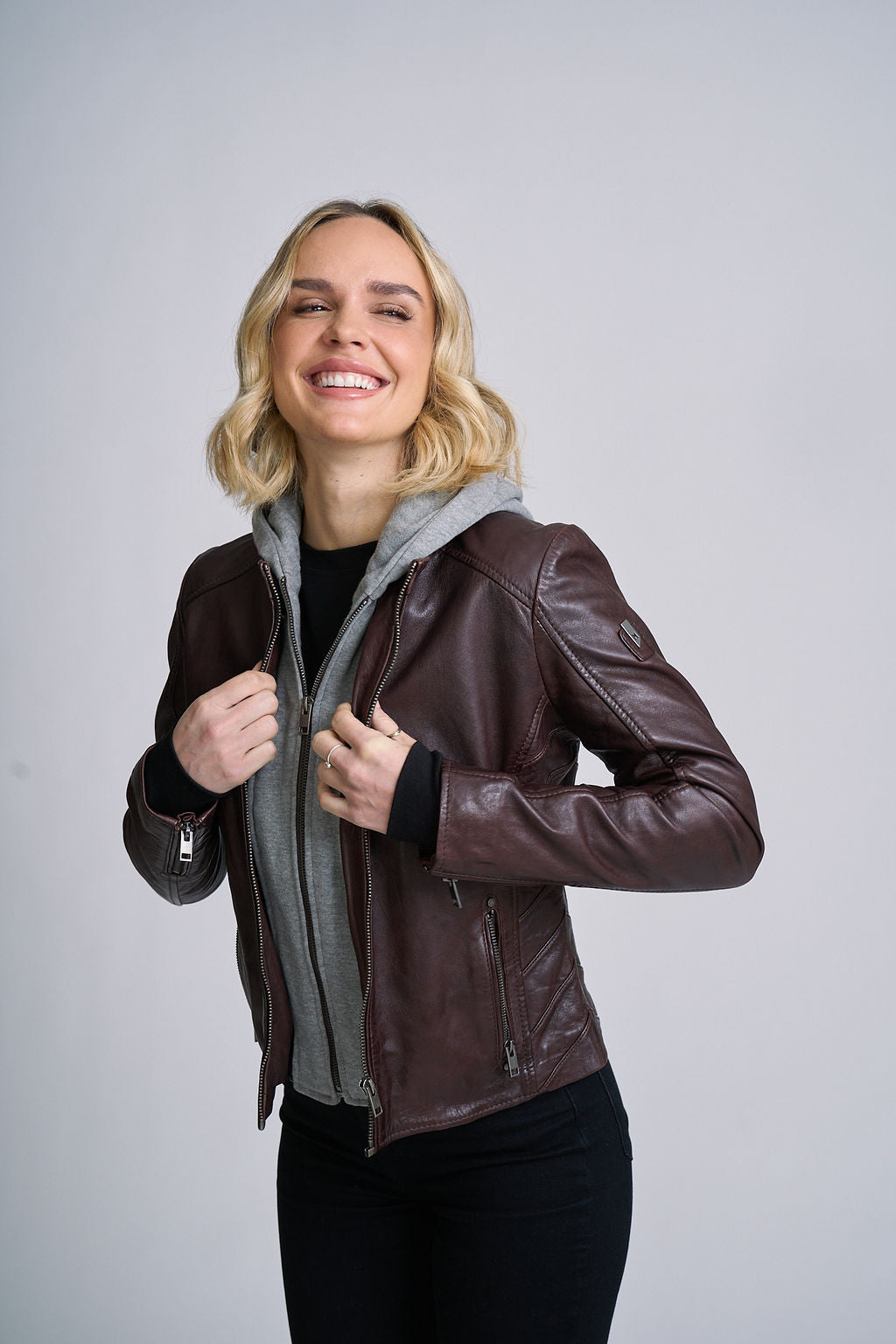Alva RF Leather Jacket