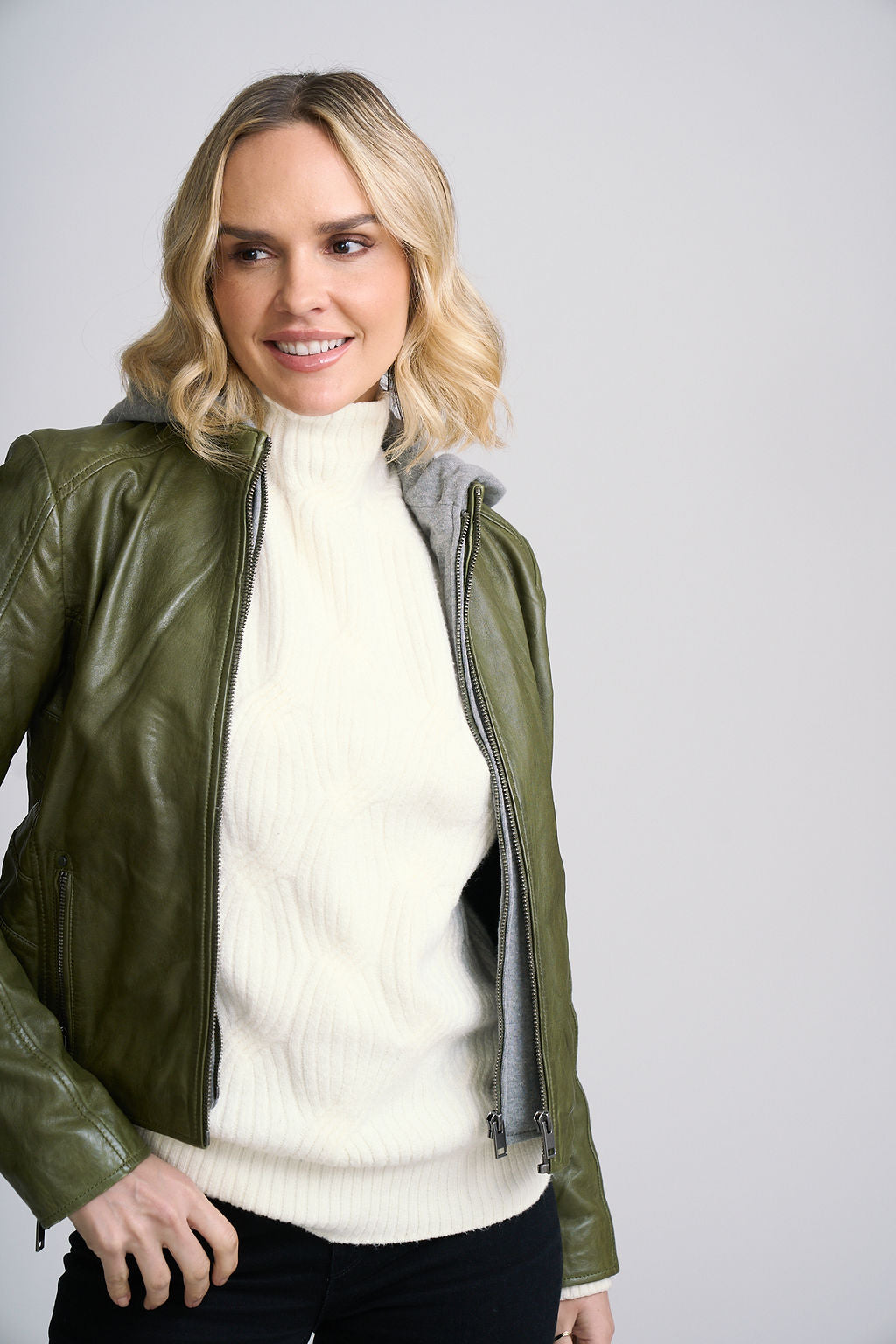 Alva RF Leather Jacket