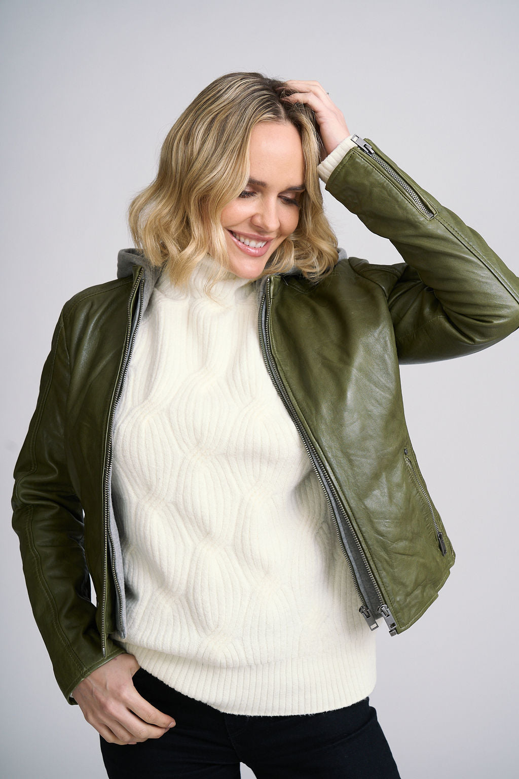 Alva RF Leather Jacket
