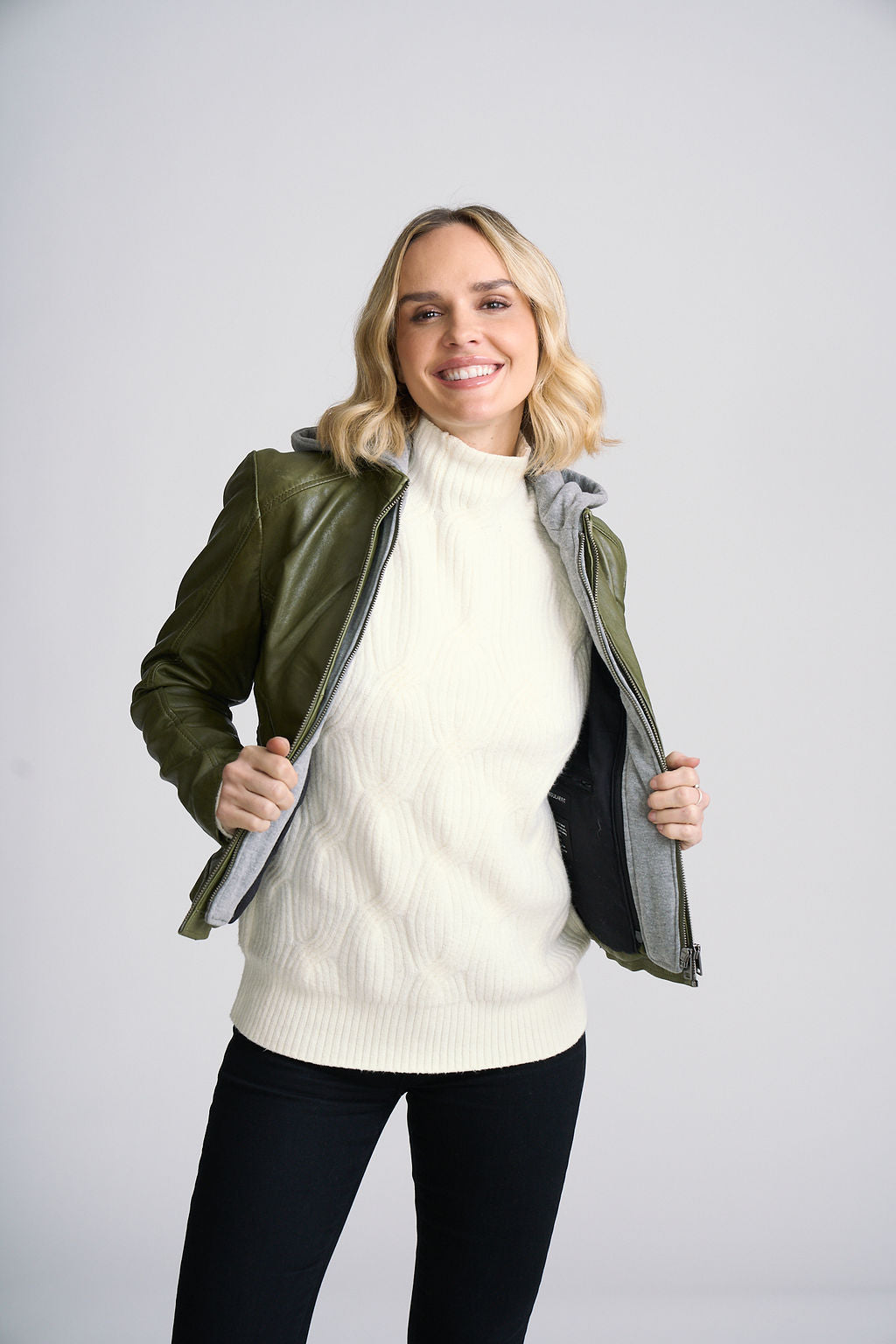 Alva RF Leather Jacket