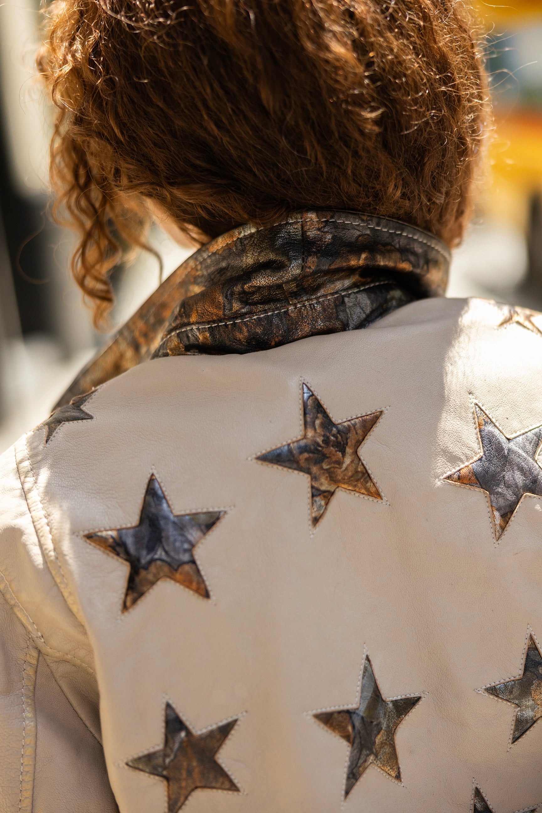 Mauritius Women's Christy RF Star Detail Leather Jacket