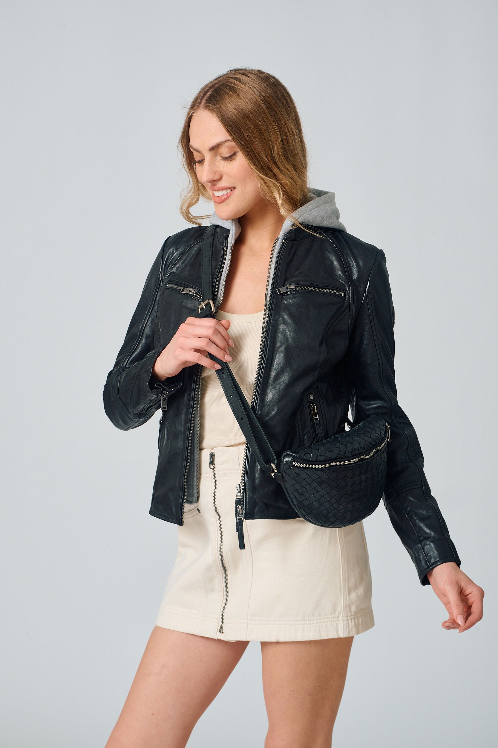 Nola RF Leather Jacket