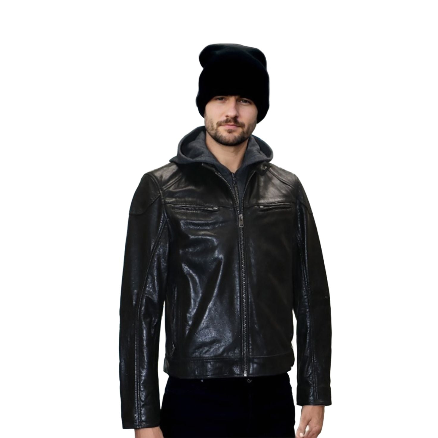 Mauritius Men's Biko Moto Leather Jacket - Zooloo Leather