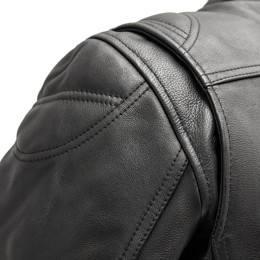 First Manufacturing Men's Top Performer Moto Leather Jacket