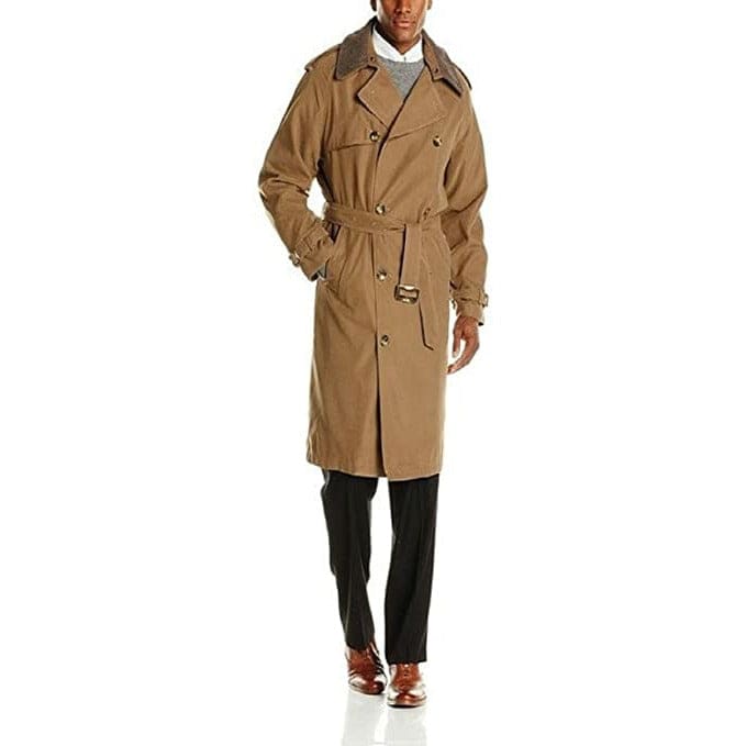London Fog Men's Iconic Trench Coat - Zooloo Leather