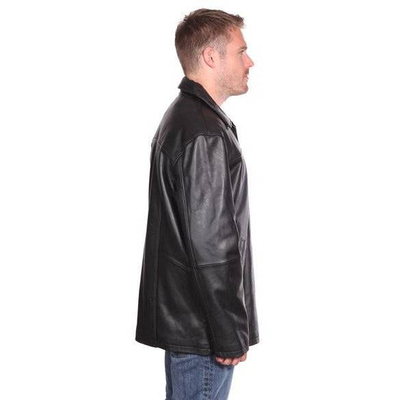 Nuborn Cowhide Zip Front Leather Jacket - Zooloo Leather