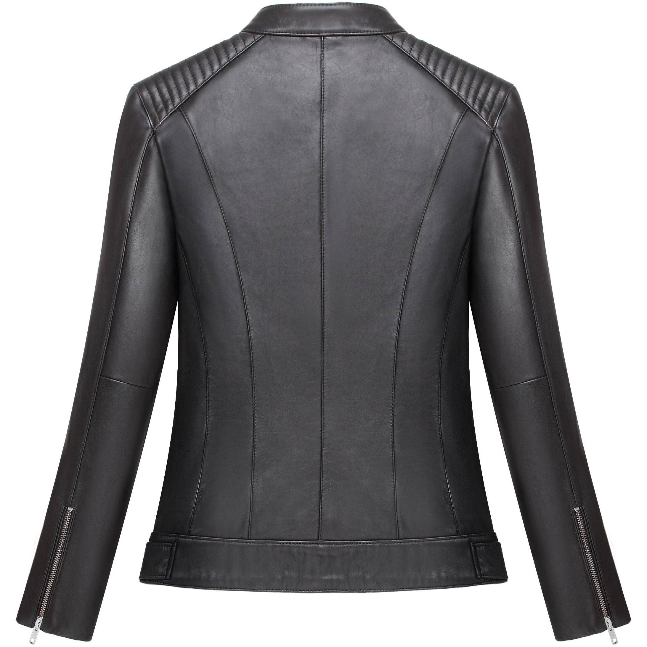 Mason & Cooper Women's Moto Leather Jacket - Zooloo Leather