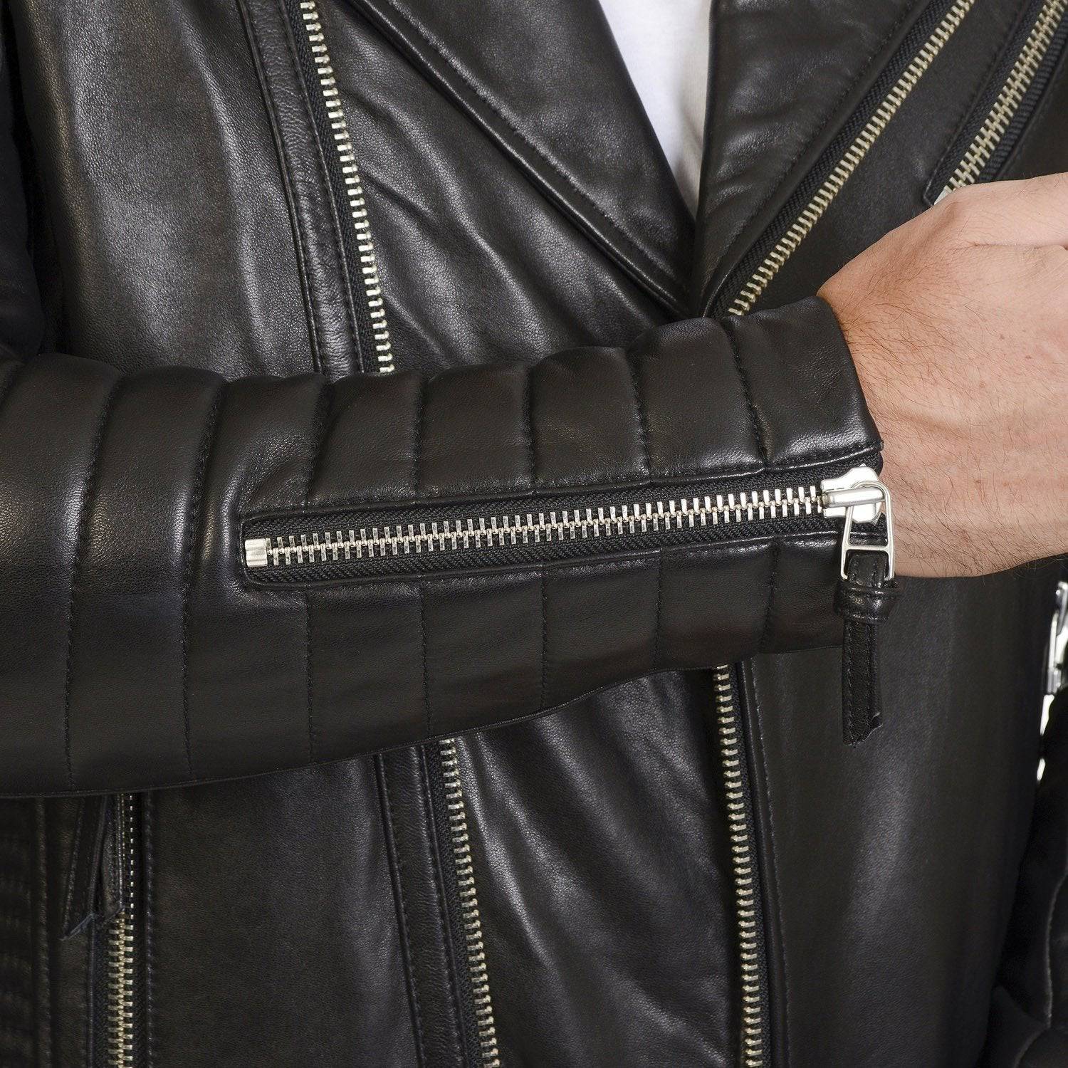 Mason & Cooper Men's Moto Leather Jacket - Zooloo Leather