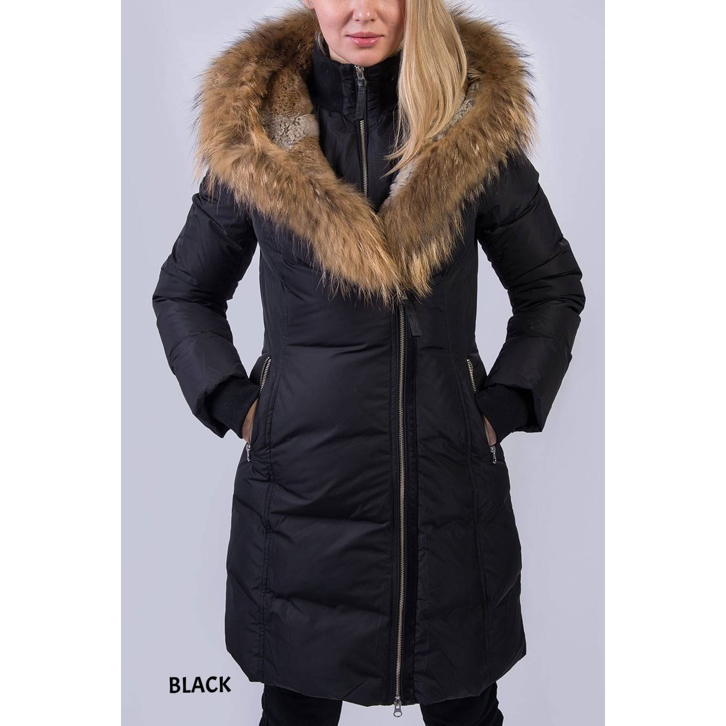 TOWMY BY SNOWIMAGE Down Coat with Real Fur - Zooloo Leather