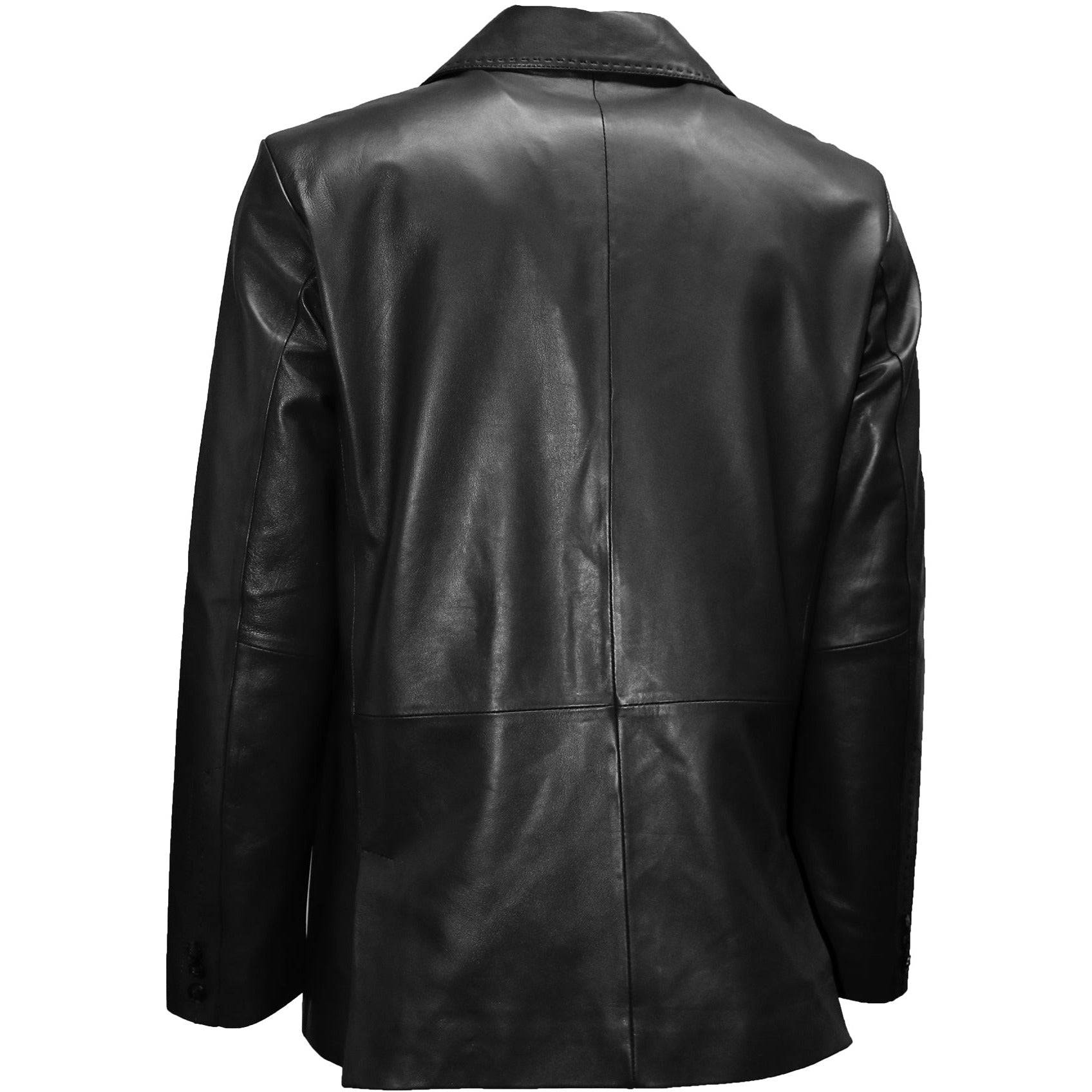 Barya New York Men's leather Blazer Jacket - Zooloo Leather
