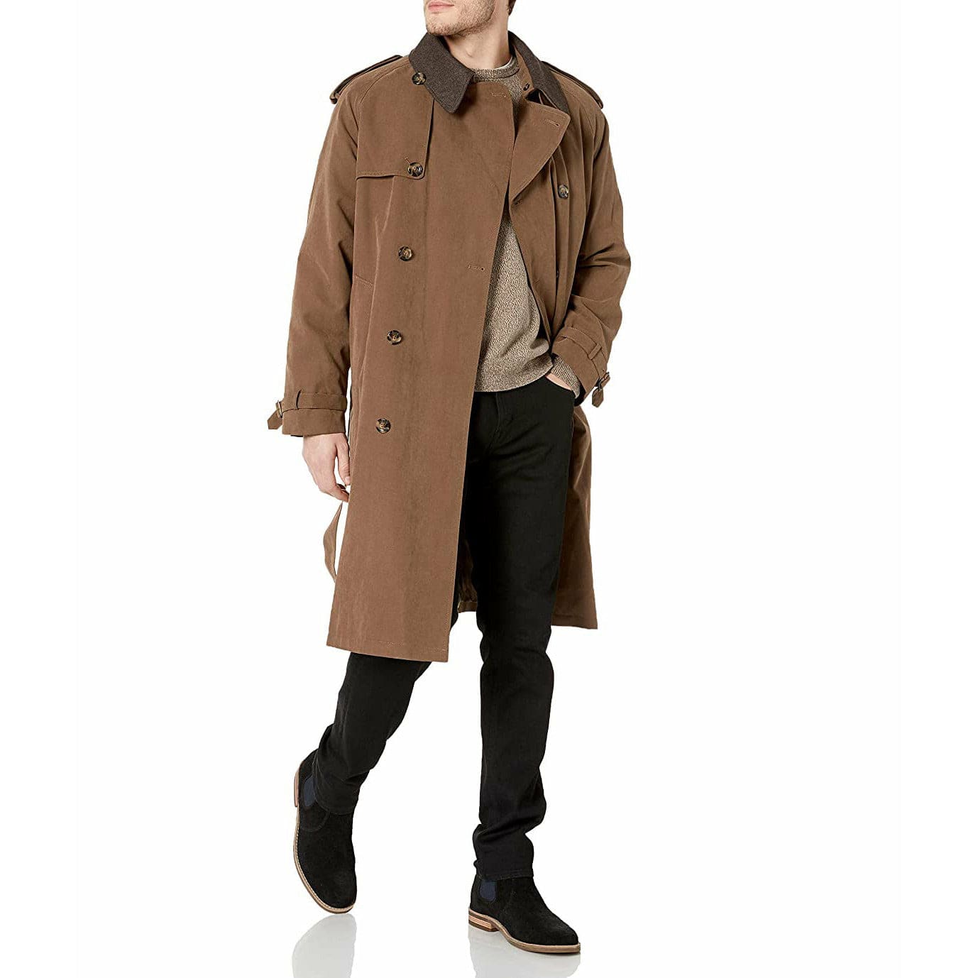 London Fog Men's Iconic Trench Coat - Zooloo Leather