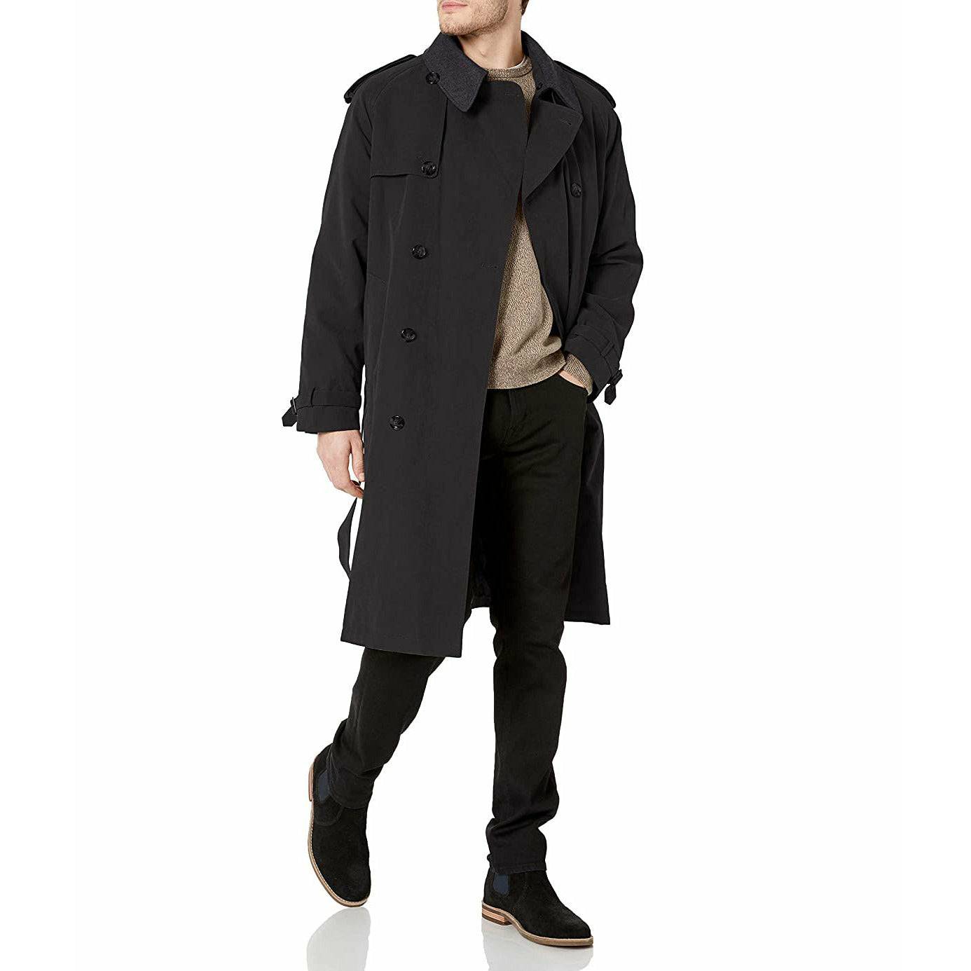 London Fog Men's Iconic Trench Coat - Zooloo Leather