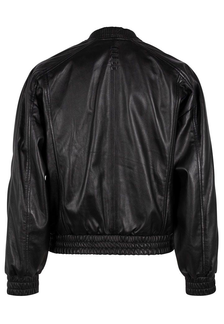 Hariet OS Leather Jacket