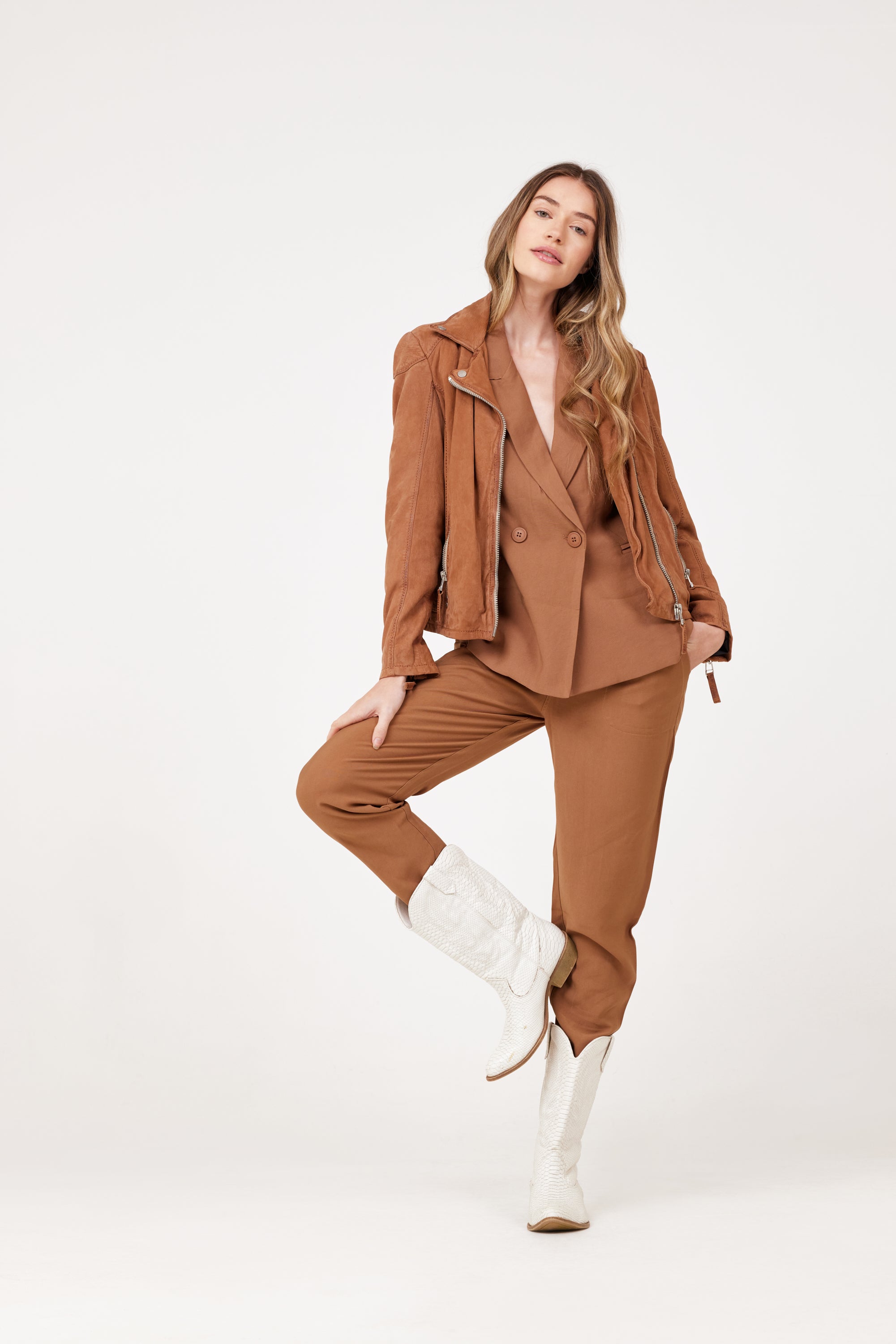 Karyn RF Leather Jacket