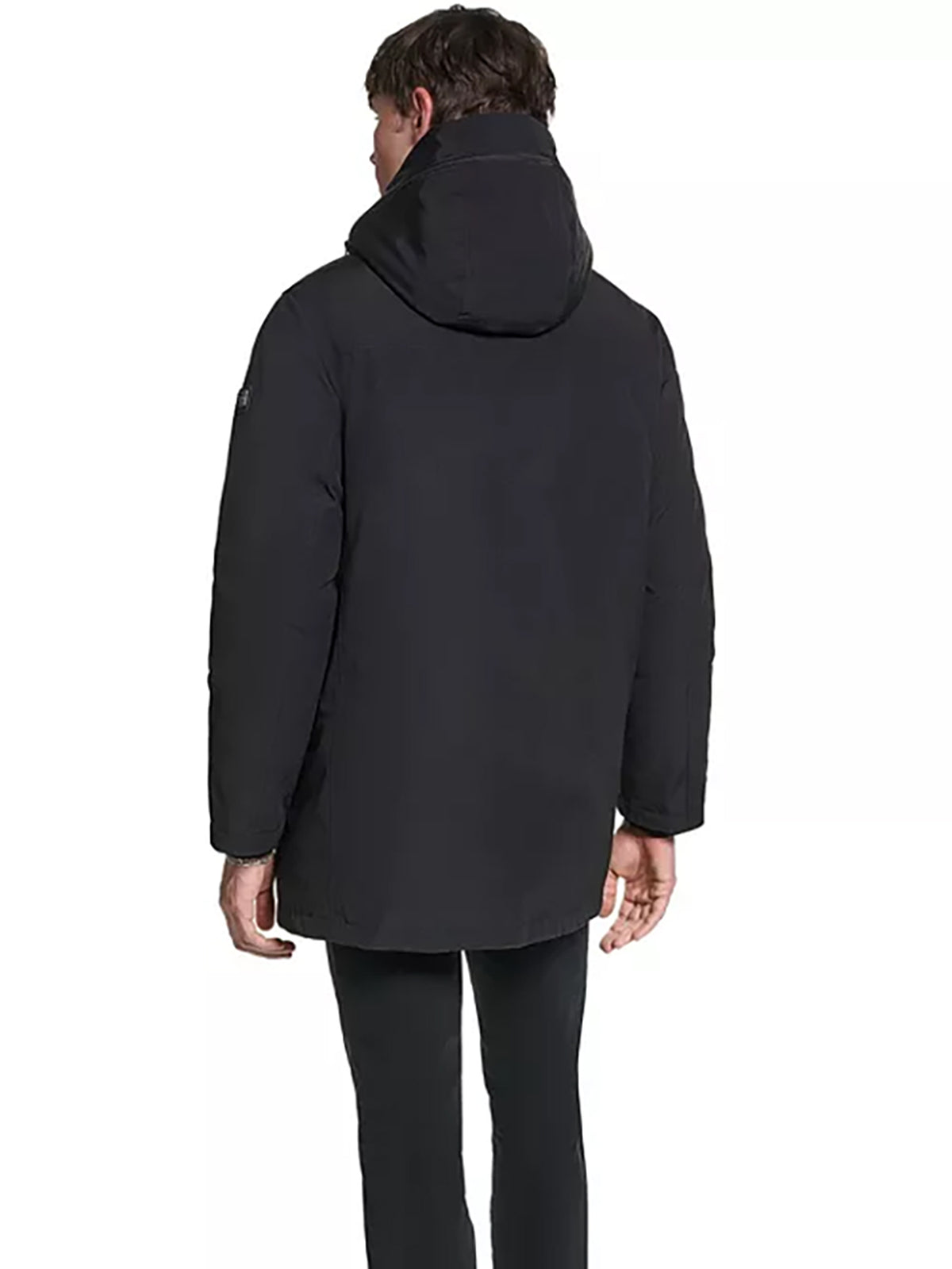 KARL LAGERFELD Men's Modern Hooded Parka Jacket