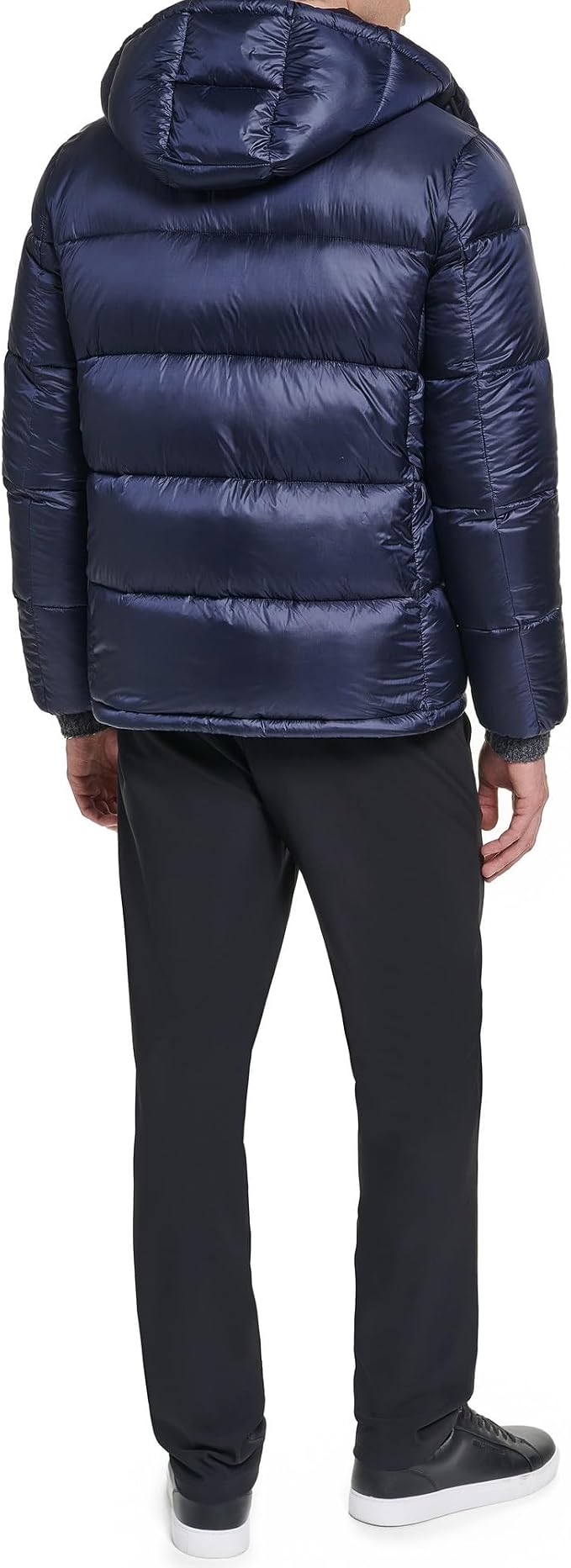 Karl Lagerfeld Paris Men's Lightweight Down Hooded Jacket