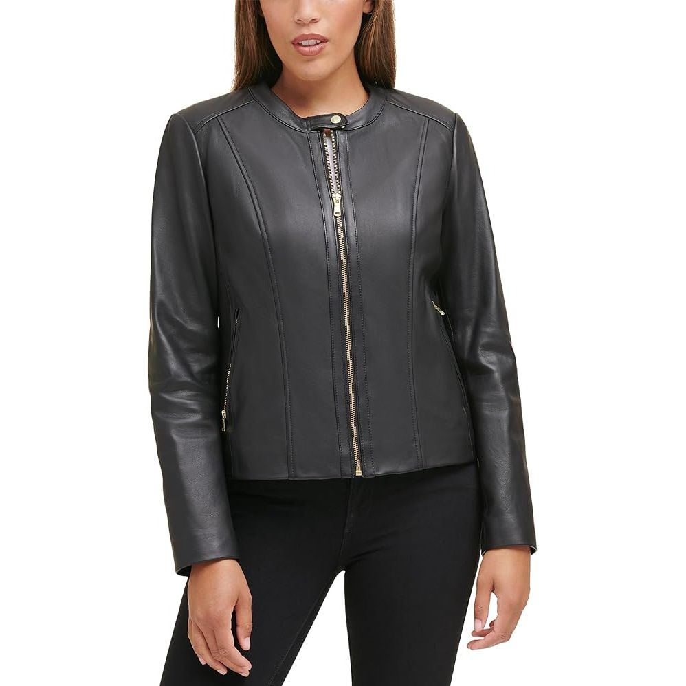 Cole Haan Women’s Classic Genuine Leather Jacket