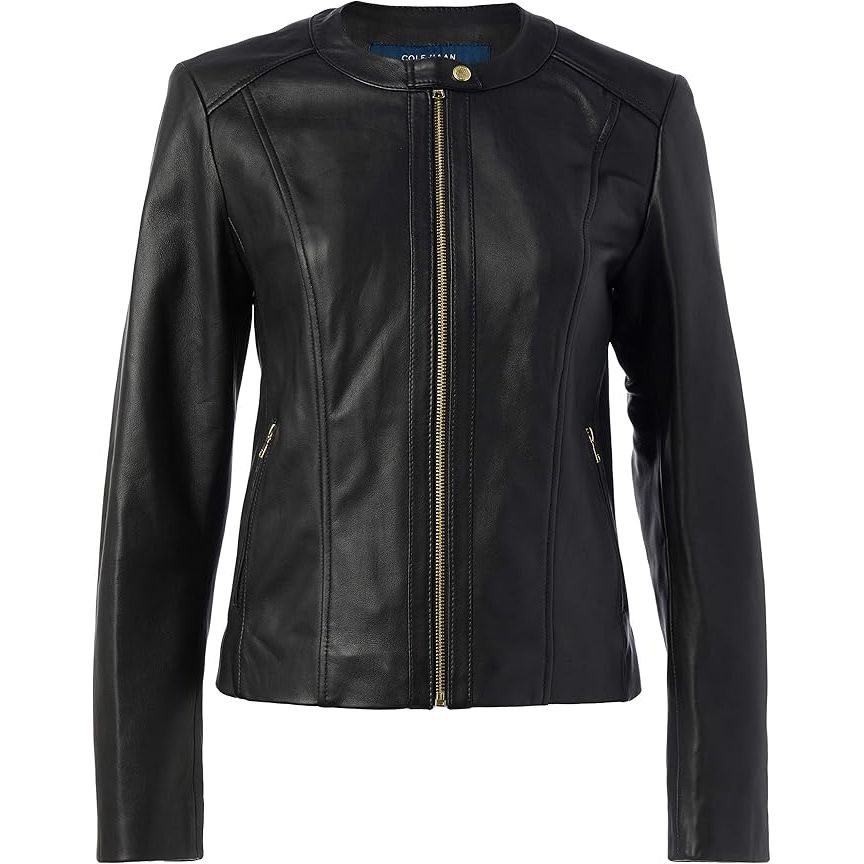 Cole Haan Women’s Classic Genuine Leather Jacket