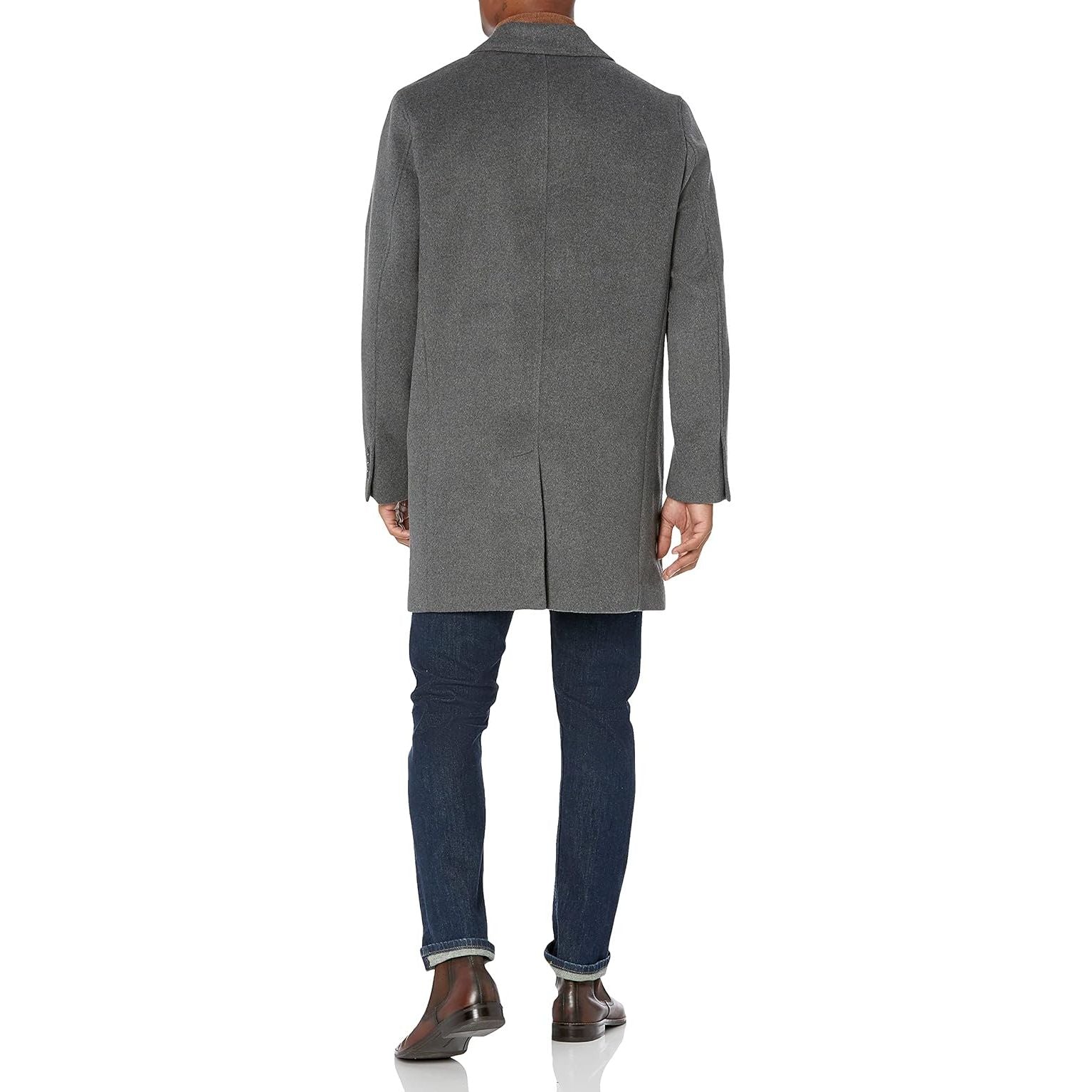 Cole Haan Men's Wool Topper Button Front Coat