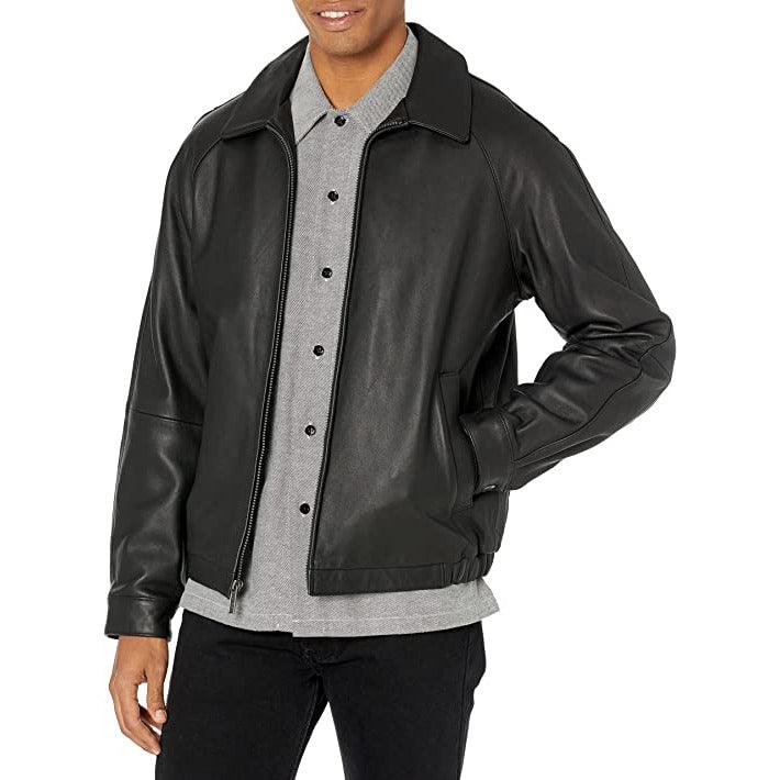 Nautica Men's Leather Bomber Jacket - Zooloo Leather