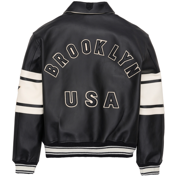 Avirex Men's Leather Bomber Jacket