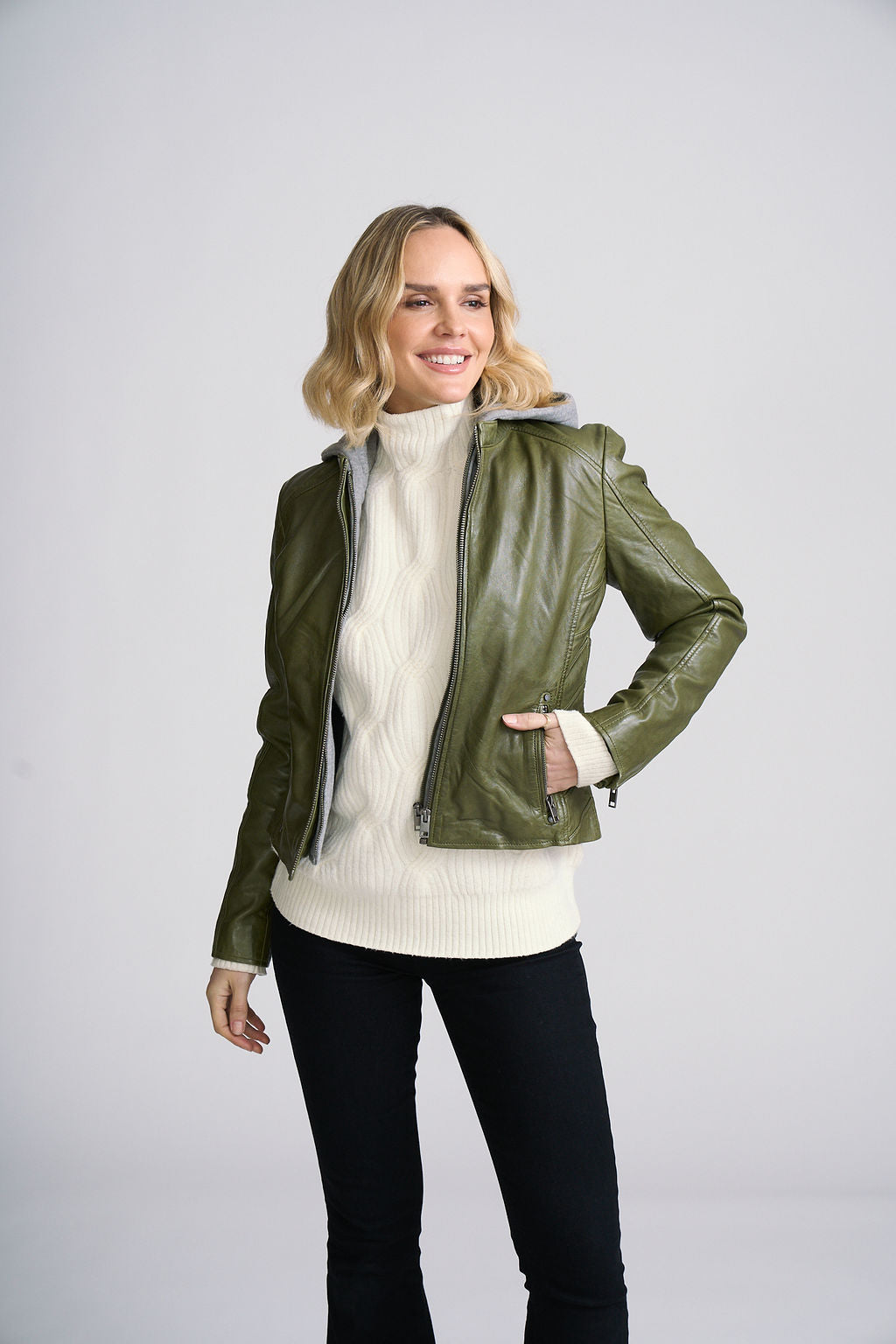 Alva RF Leather Jacket
