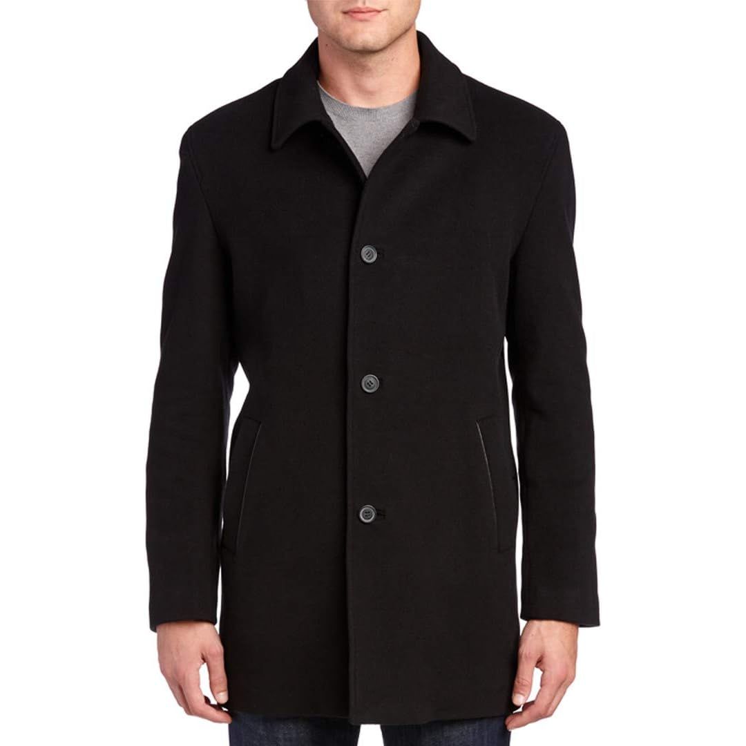 Cole Haan Men's Cashmere Wool Car Coat