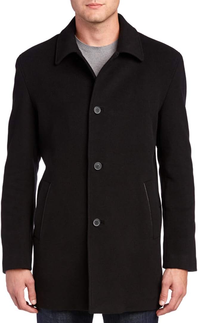 Cole Haan Men's Cashmere Wool Car Coat