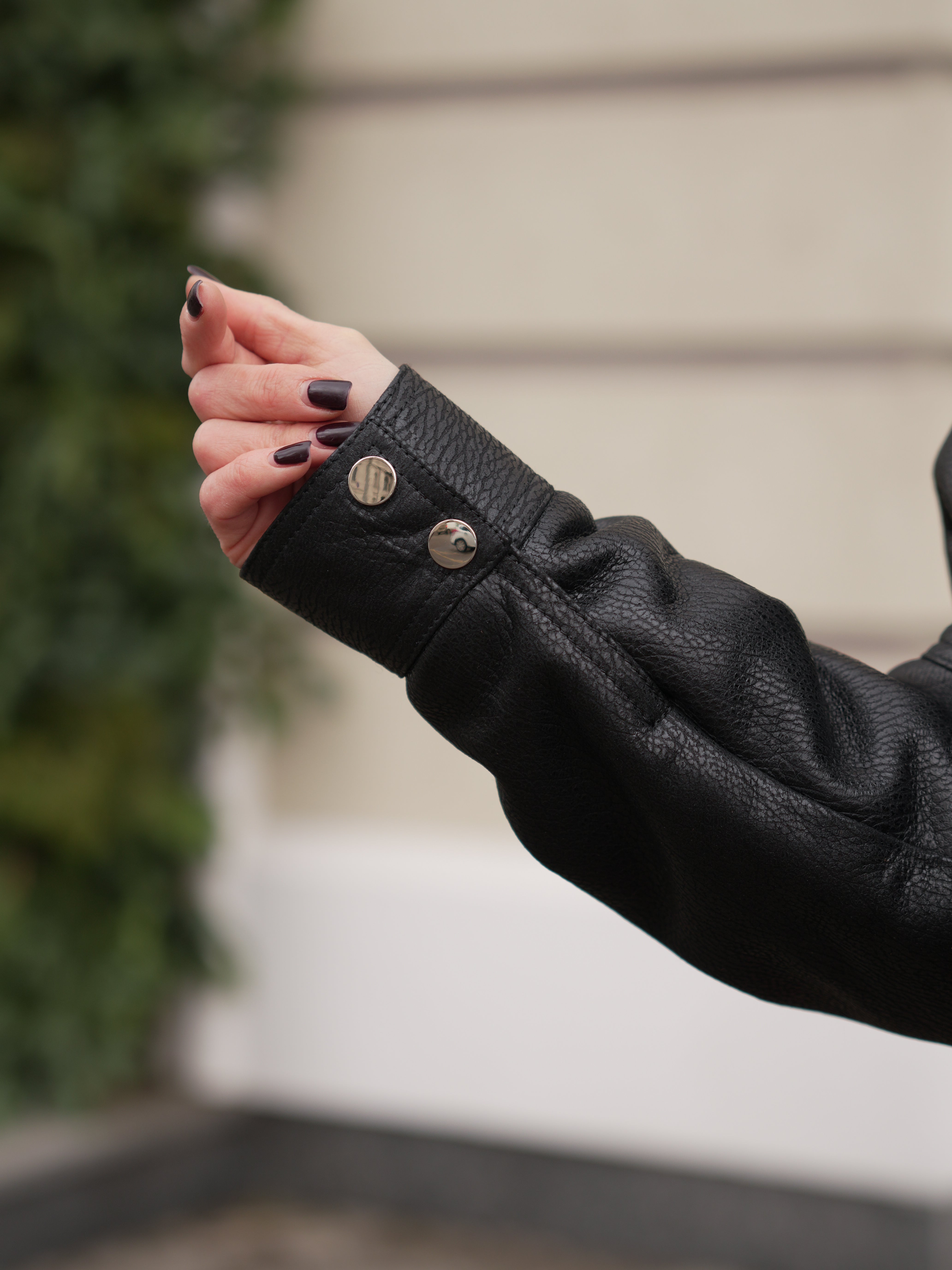 Maxwell Genuine Jumbo Shearling Leather Jacket