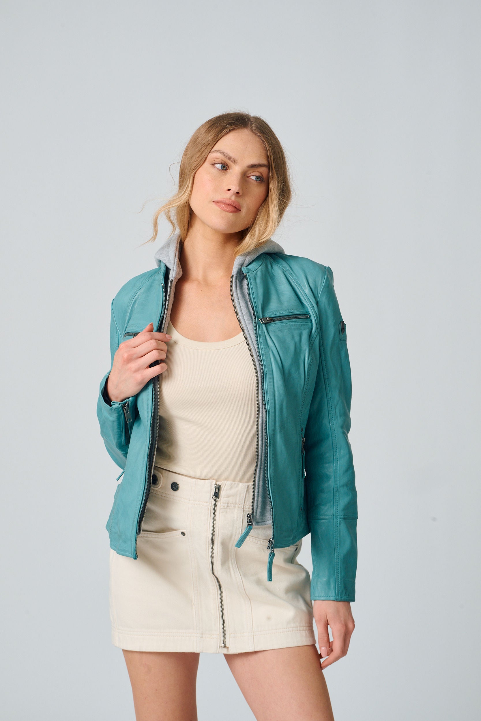 Nola RF Leather Jacket