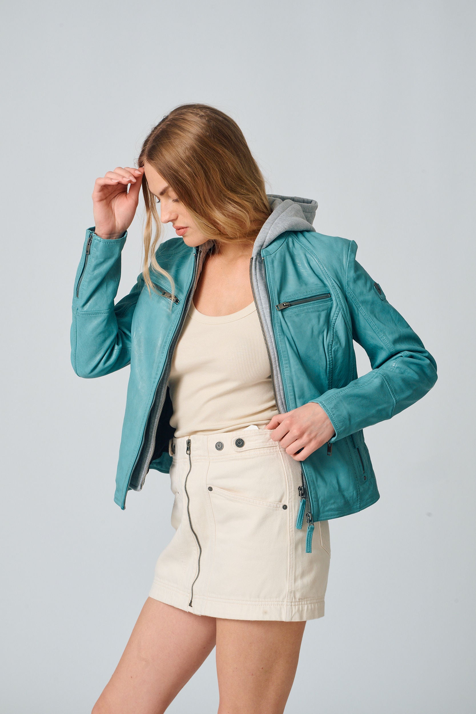 Nola RF Leather Jacket
