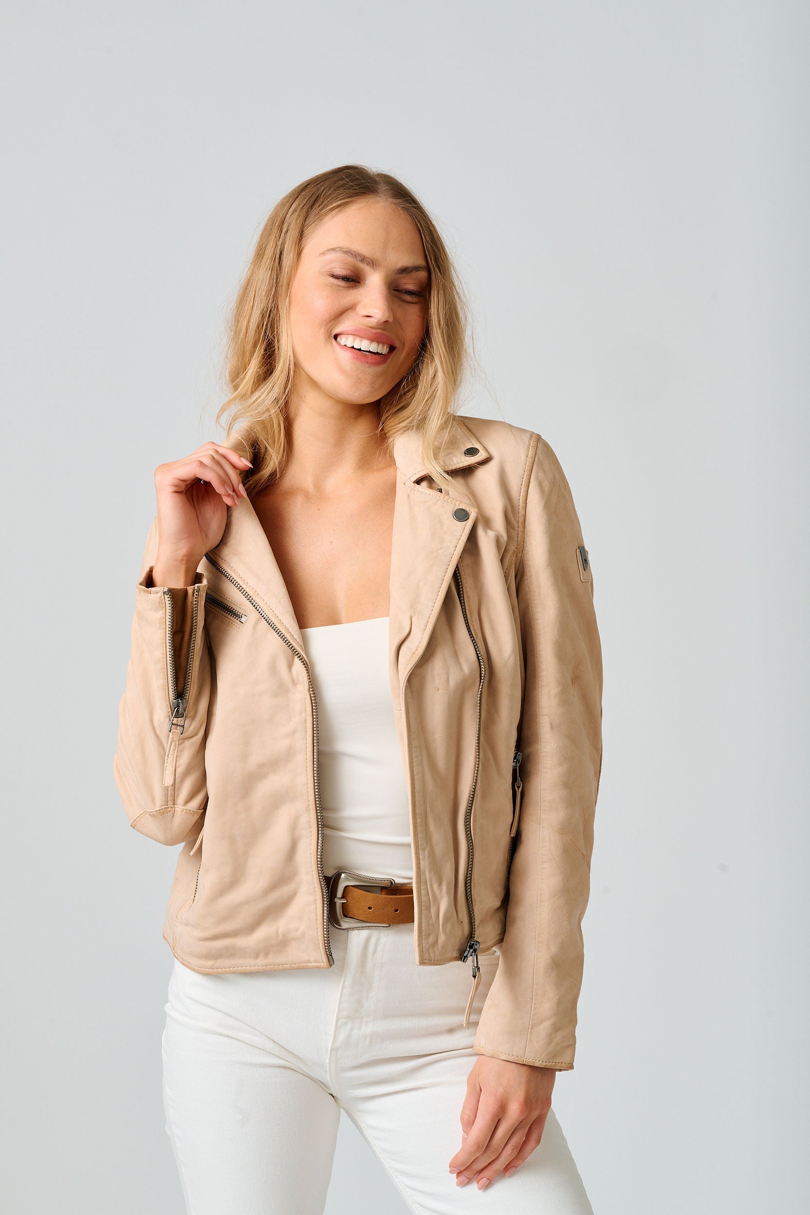 Mauritius Women's Misty RF Leather Jacket