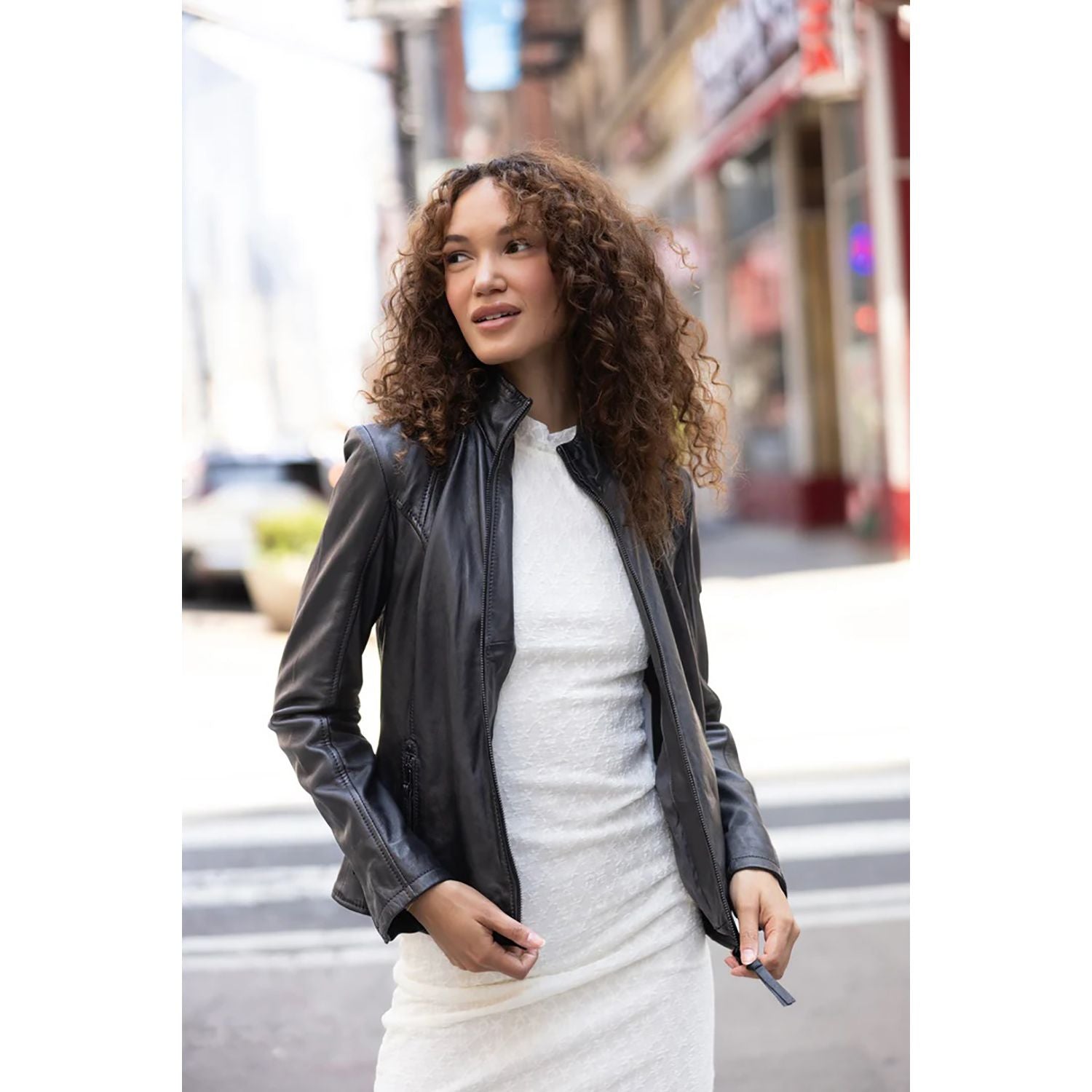 Mauritius Women's Elegant Genuine Leather Jacket