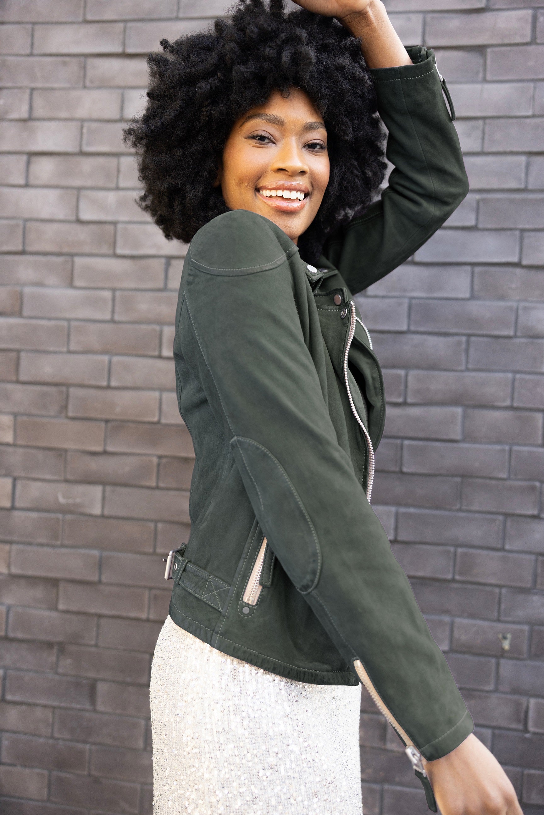 Karyn RF Leather Jacket