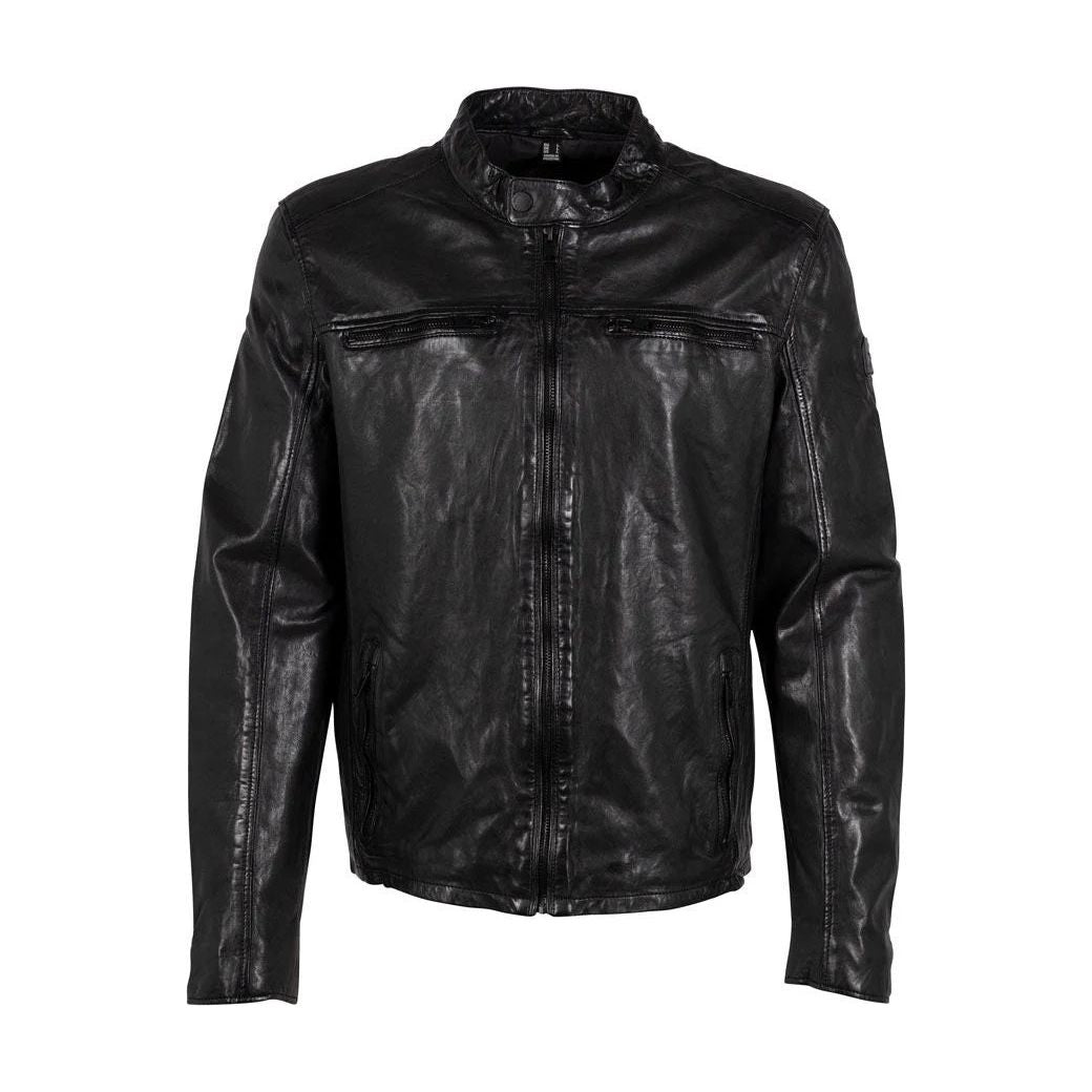 Mauritius Men's Jon Moto Genuine Leather Jacket