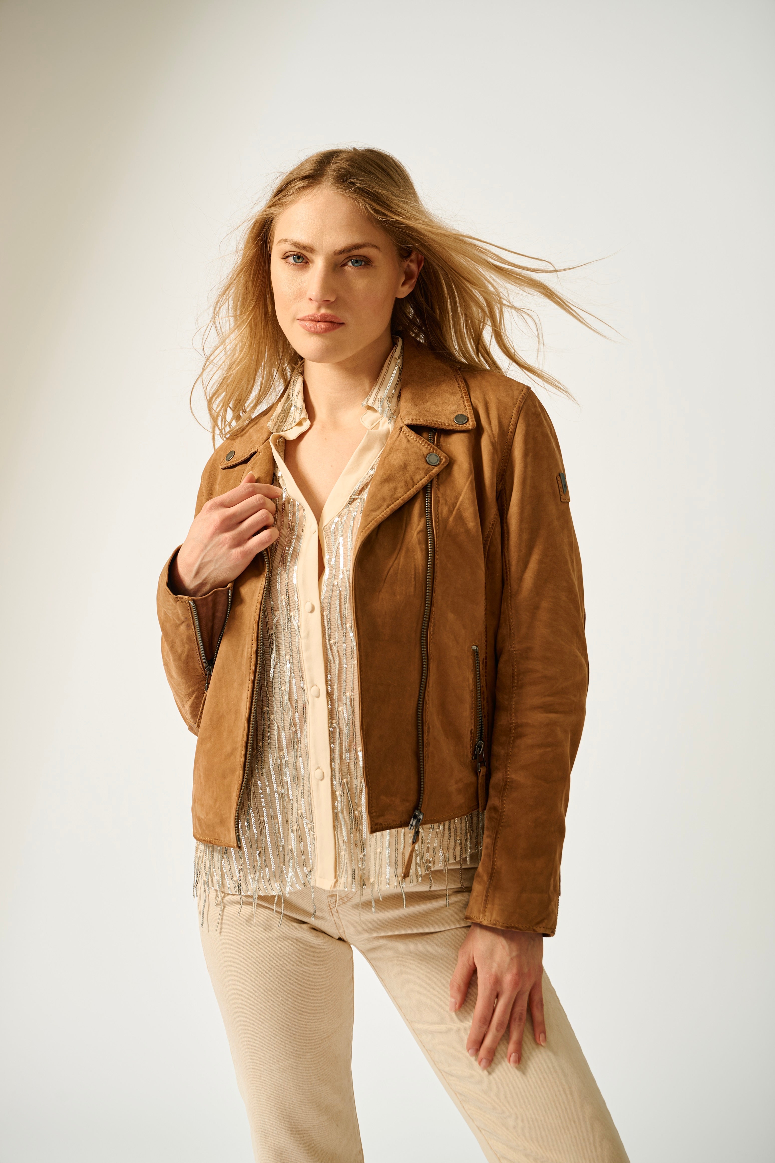 Mauritius Women's Misty RF Leather Jacket