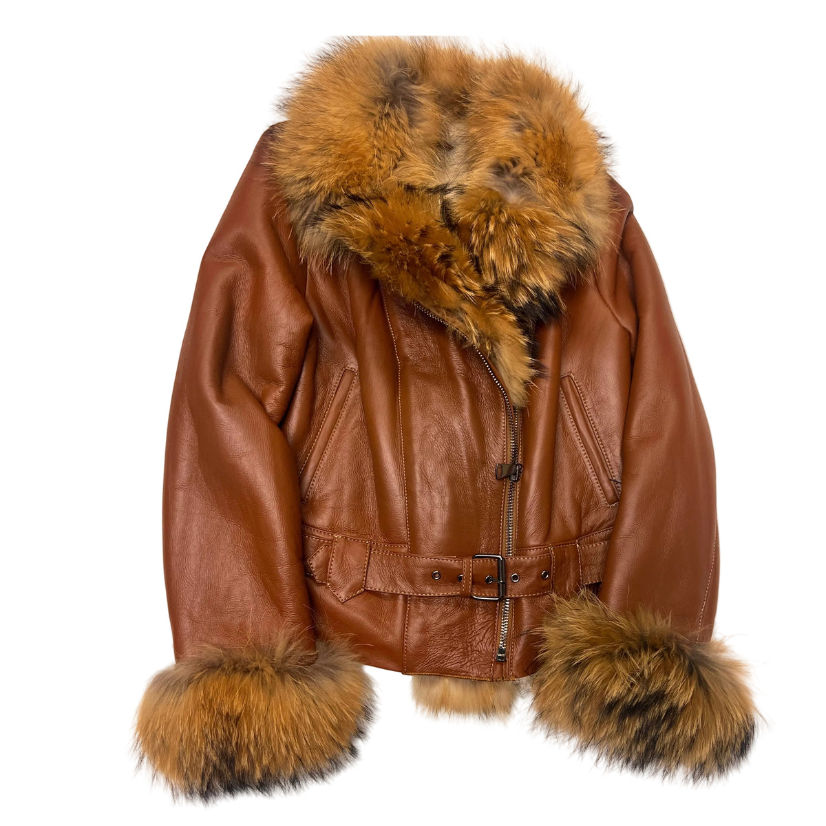 tan sheepskin shearling jacket