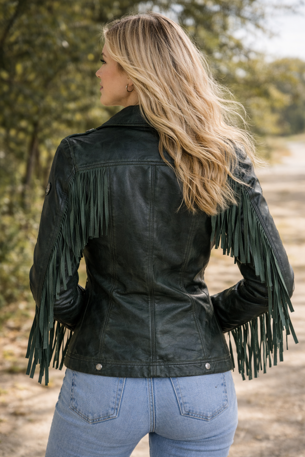 Zoe RF Leather Jacket