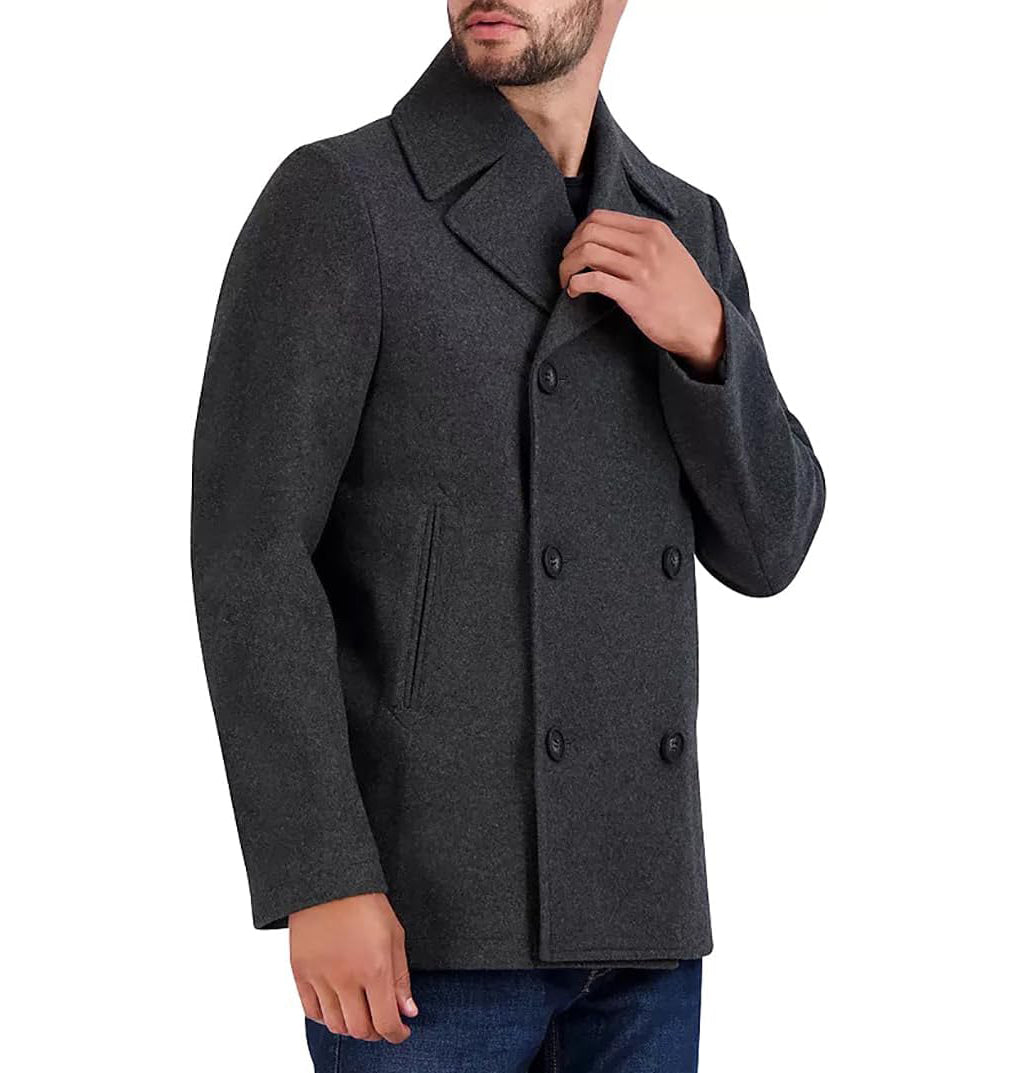 Cole Haan Men's Peacoat Wool Jacket