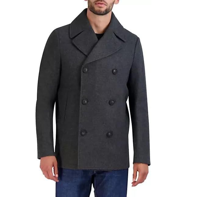 Cole Haan Men's Peacoat Wool Jacket