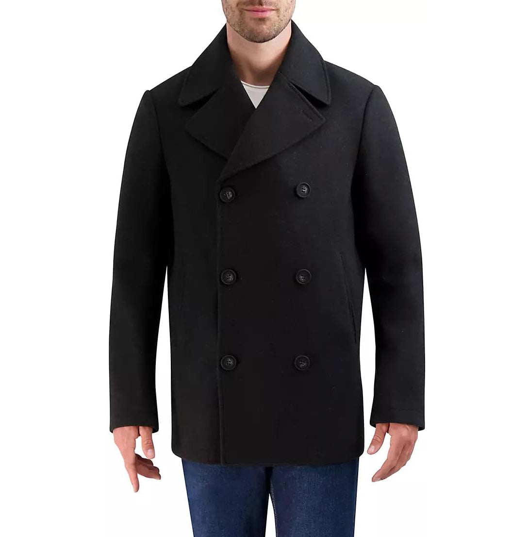 Cole Haan Men's Peacoat Wool Jacket