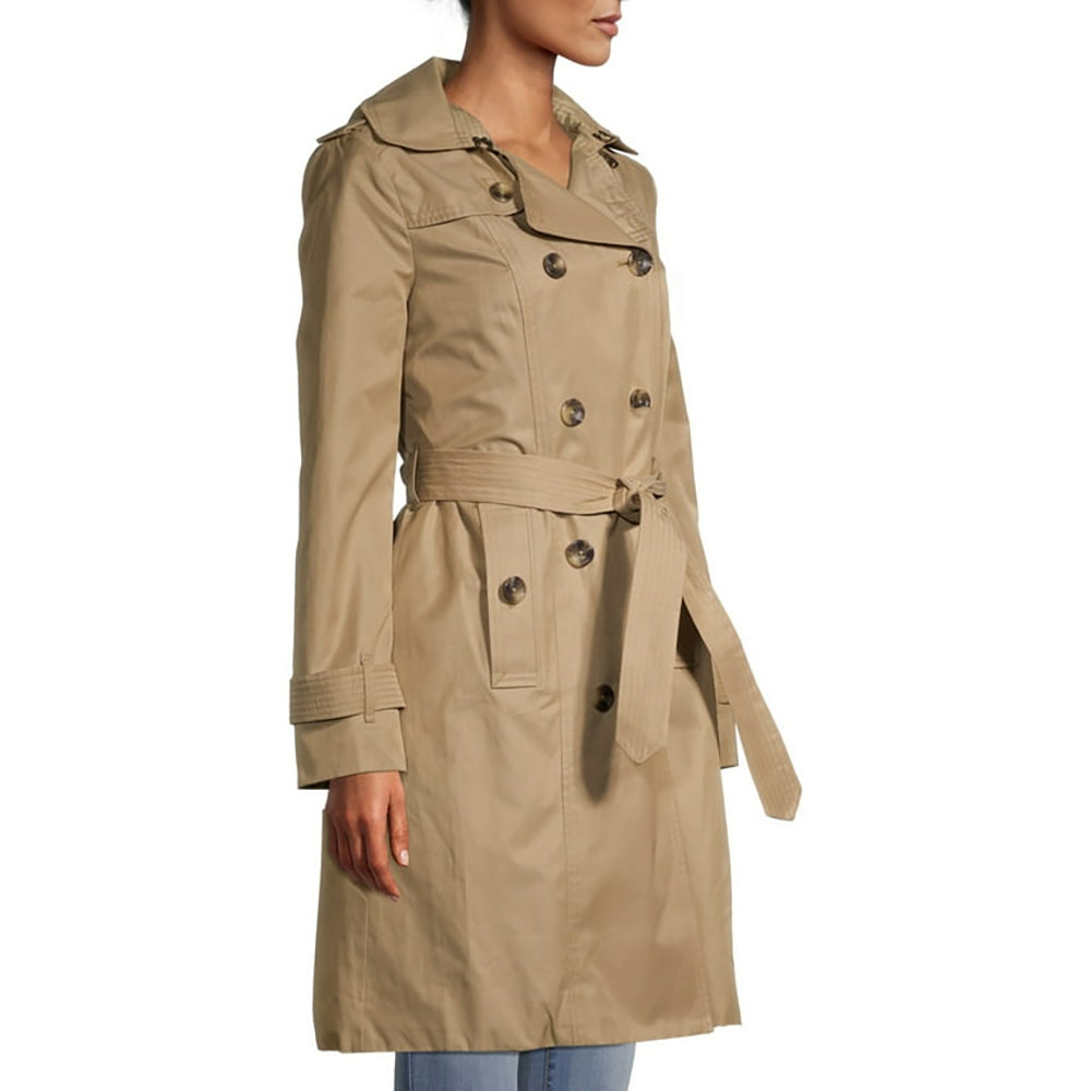 London Fog Women's Classic Water-Repellent Trench Coat