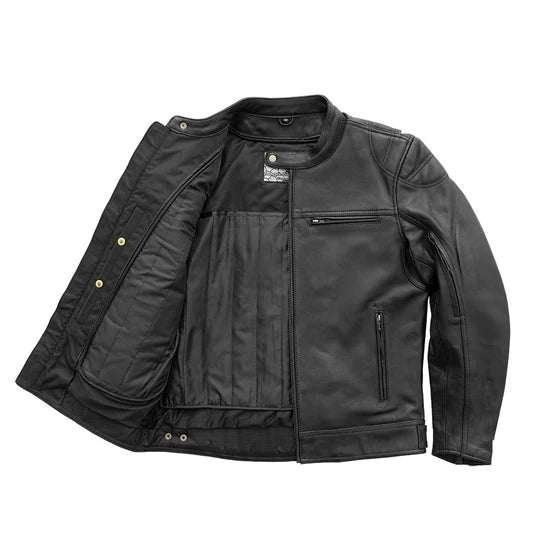 First Manufacturing Men's Top Performer Moto Leather Jacket