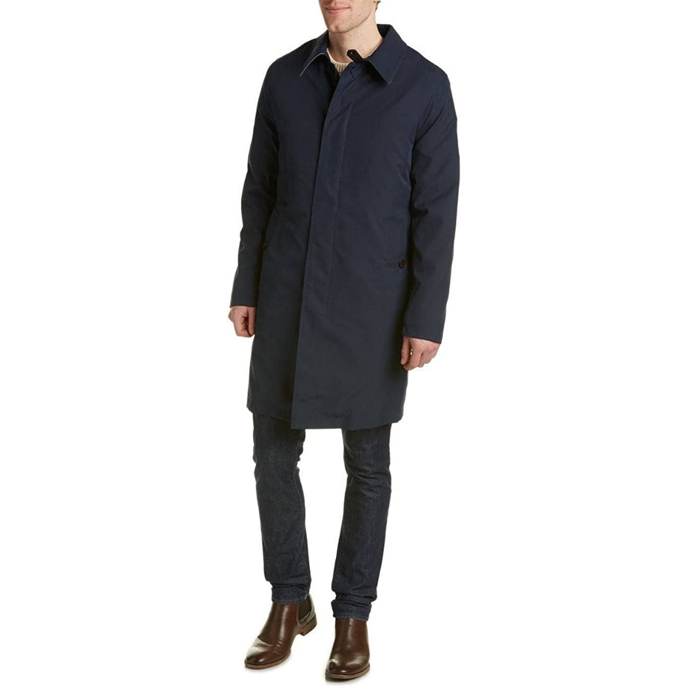 Cole Haan Men's Water Resistant Rain Coat with Removable Liner - Zooloo Leather