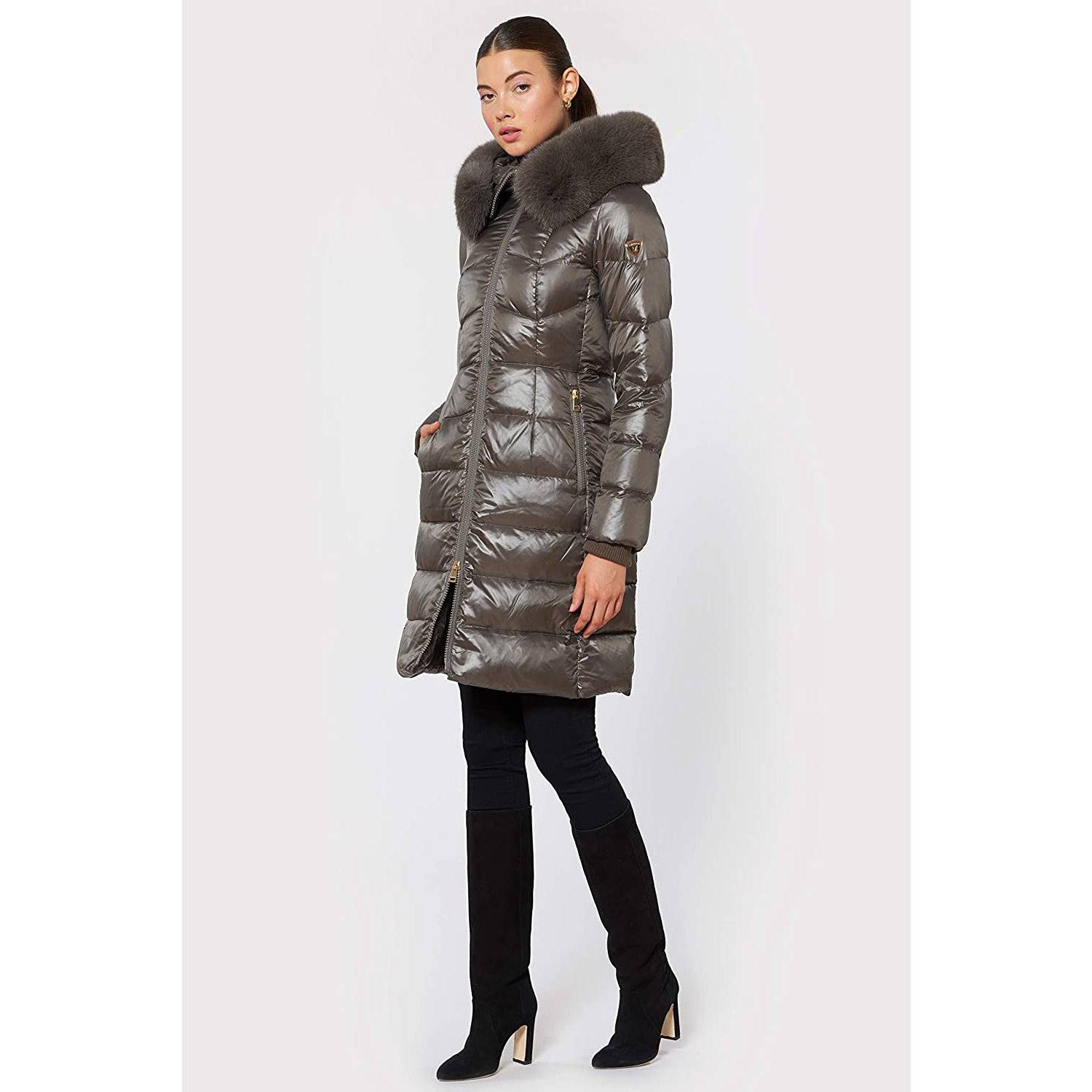 1 Madison Expedition Women's Puffer Down Coat with Hood - Zooloo Leather