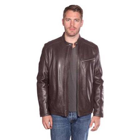 Christian NY Men's Stanton Leather Moto Jacket - Zooloo Leather